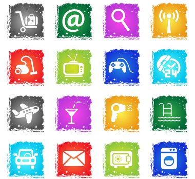 otel servis simge seti