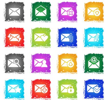 mektup ve Zarf Icon set