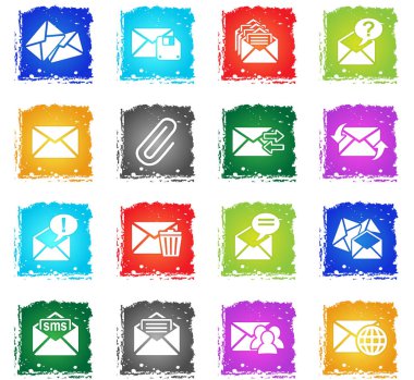 mektup ve Zarf Icon set