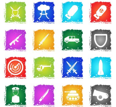 Askeri sadece simgeleri