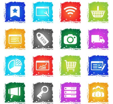 SEO ve geliştirme sadece simgeleri