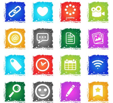 Sosyal medya sadece simgeleri