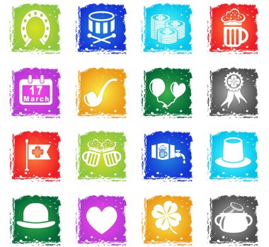 St patrick günü Icon set