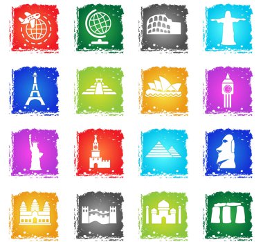 seyahat ve simge seti merak ediyor