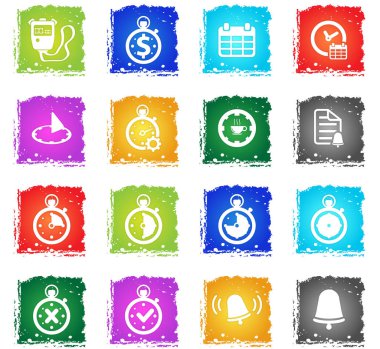 Sadece simgeleri zaman