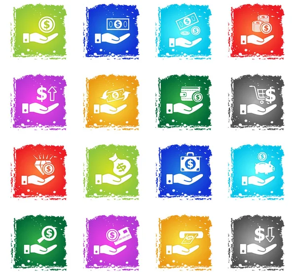 el ve para simgesi seti