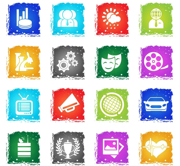 Medya Icon set vektör