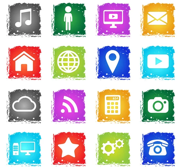 Sosyal medya sadece simgeleri