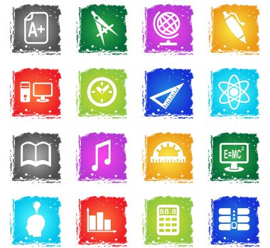 eğitim simgesi seti