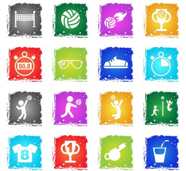 Voleybol Icon set