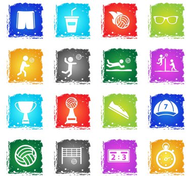 Voleybol sadece simgeleri