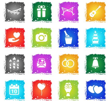 Sadece simgeleri düğün