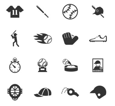 Beyzbol simgesi seti