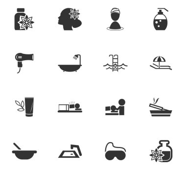 Güzellik ve spa Icon set