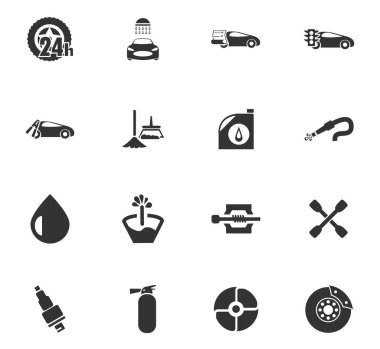 Araba Dükkanı Icon set
