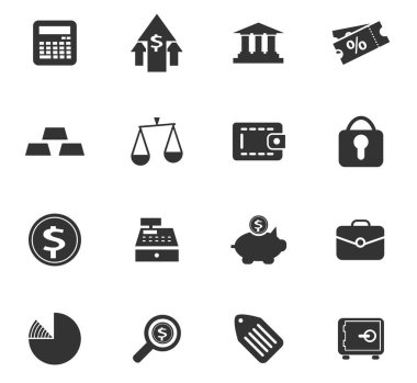 Finans Icon set