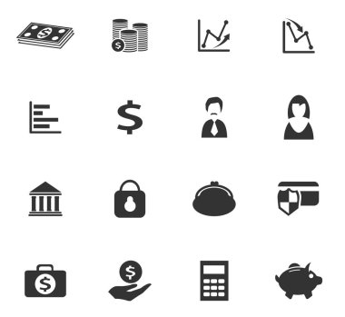 Finans Icon set