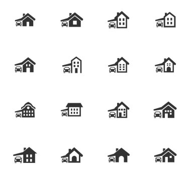 ev tipi Icon set