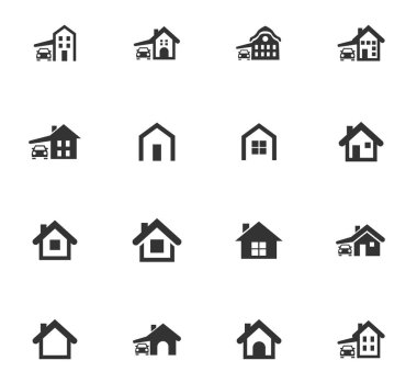 ev tipi Icon set
