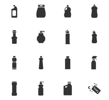 ev Kimyasalları Icon set