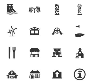 altyapı Icon set