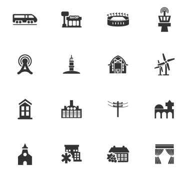 altyapı Icon set