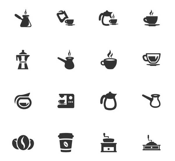 Set icono de café — Archivo Imágenes Vectoriales