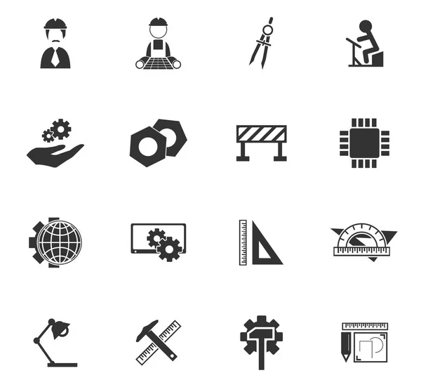 Інженерні Icon Set — стоковий вектор