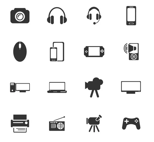 Set di icone gadget — Vettoriale Stock