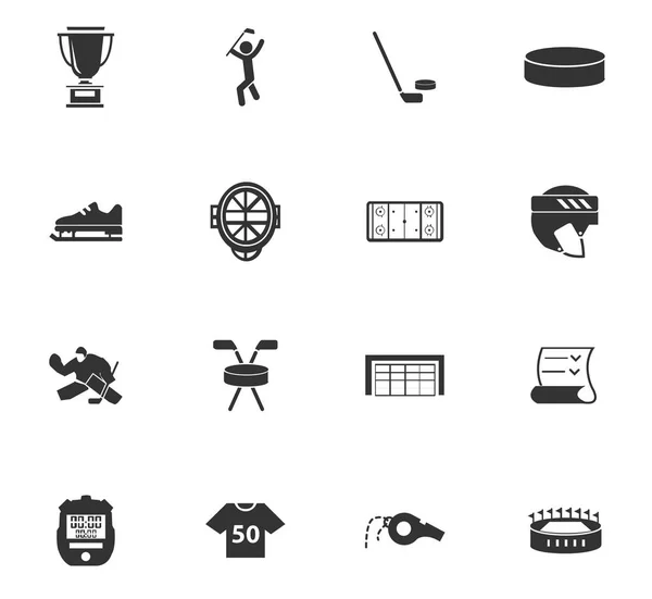 Хокей Icon Set — стоковий вектор