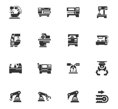 makine aletleri Icon set