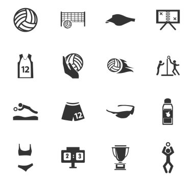 Voleybol Icon set