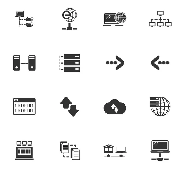 Set di icone server — Vettoriale Stock