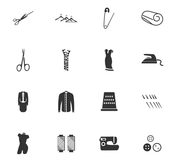 Tailoring icon set — Stock Vector