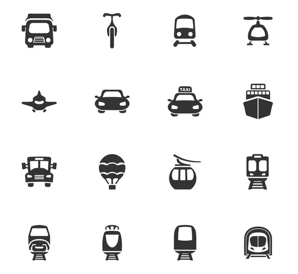 Transport icon set — Stock Vector