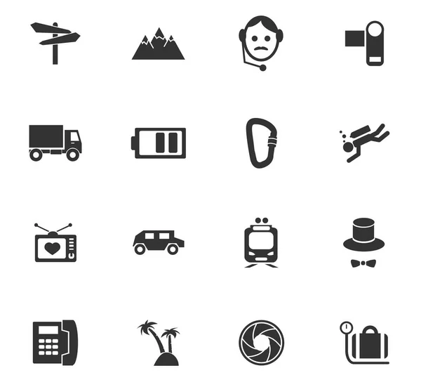 Travel icon set — Stock Vector