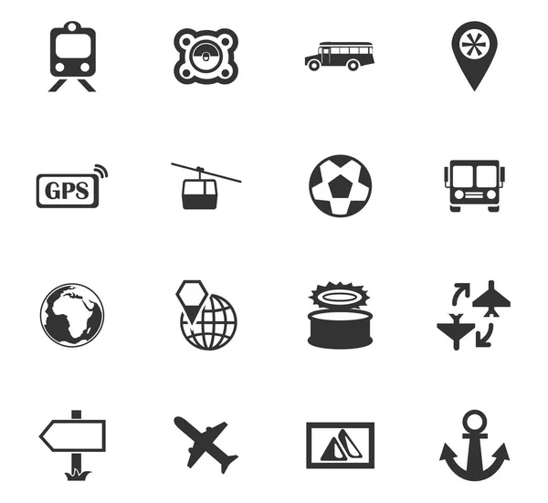 Travel icon set — Stock Vector