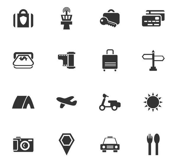 Travel icon set — Stock Vector