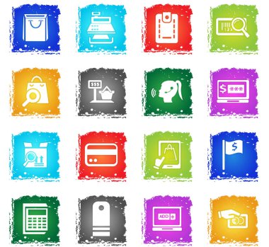 e-ticaret Icon set