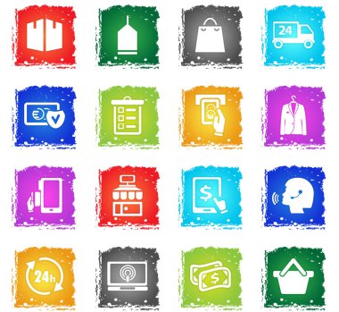 e-ticaret Icon set