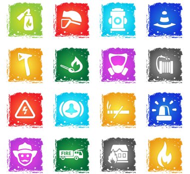İtfaiye Icon set