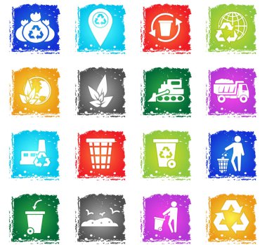 çöp Icon set