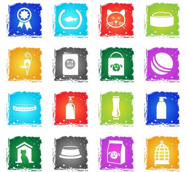 Evcil hayvan Icon set için ürünler