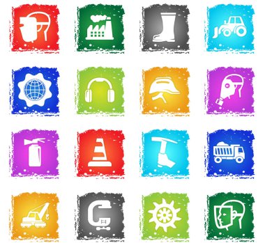 Endüstriyel Icon set