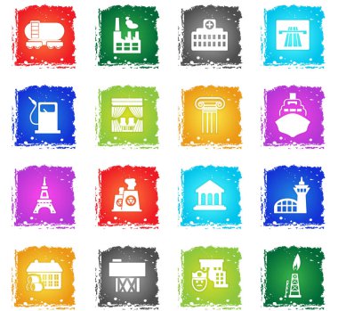 altyapı Icon set