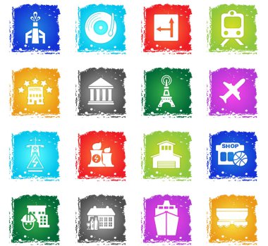 altyapı Icon set