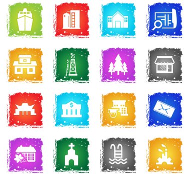 altyapı Icon set