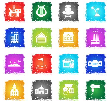 altyapı Icon set