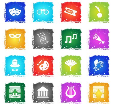 Tiyatro Icon set