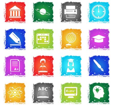 Üniversite Icon set